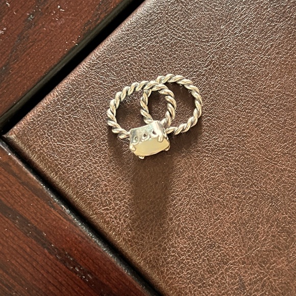 Pandora Jewelry - Pandora Mother of Pearl Ring & Band